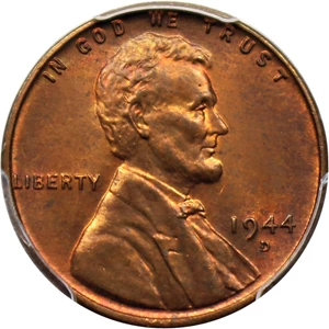image for: 1944-D/S 1c PCGS/CAC MS65 RB