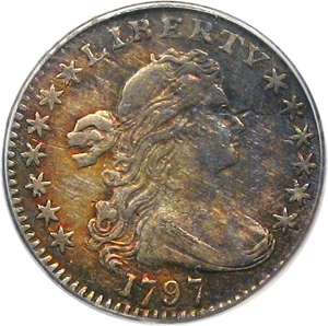 image for: 1797 H10c PCGS XF40 (13 Stars)