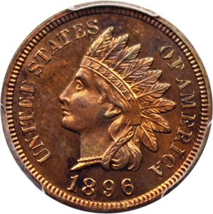 image for: 1896 1c PCGS Proof 63 RB
