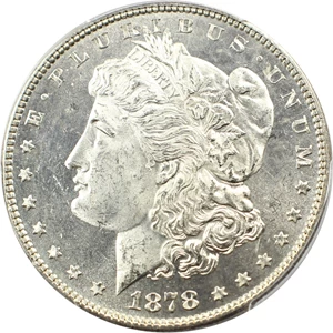 image for: 1878 7TF $1 PCGS MS63 PL (Reverse of 1878)