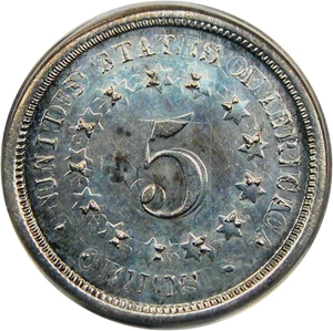 image for: 1867 Pattern 5c PCGS Proof 61 (J-582)