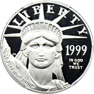 image for: 1999-W Platinum Eagle $25 PCGS Proof 69 DCAM (Secure)