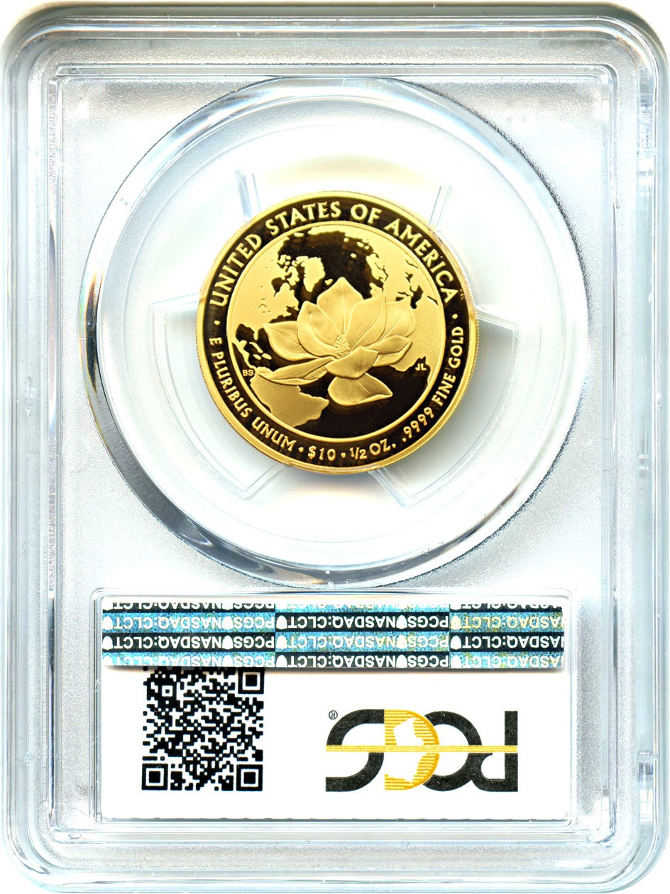 image for: 2015-W Jacqueline Kennedy $10 PCGS Proof 70 DCAM