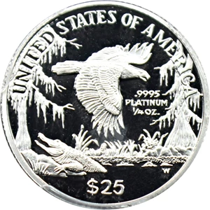 image for: 1999-W Platinum Eagle $25 PCGS Proof 69 DCAM (Secure)