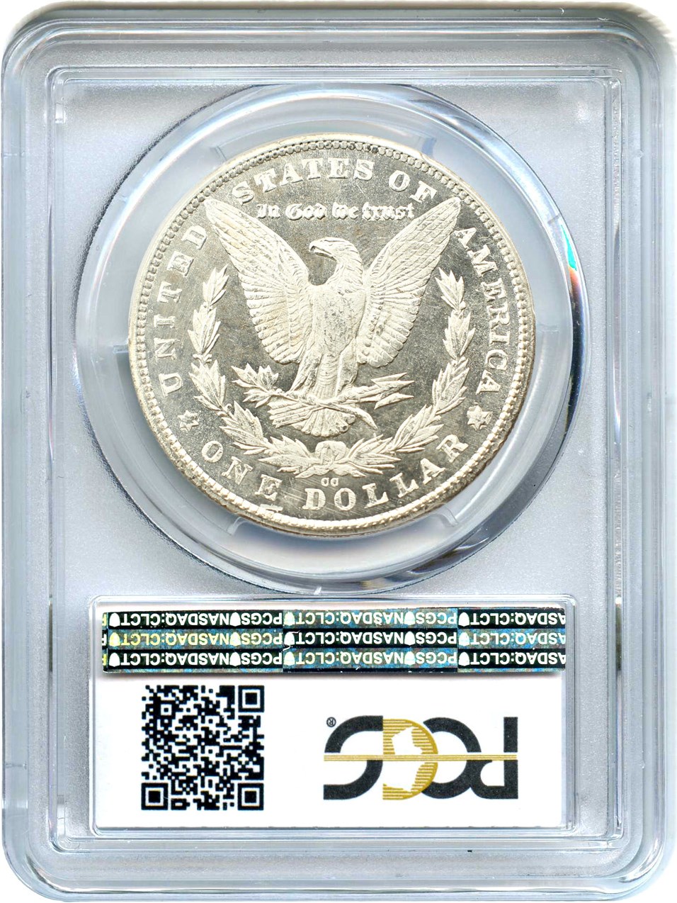 image for: 1880-CC $1 PCGS MS65 PL (VAM-5, 8/High 7)