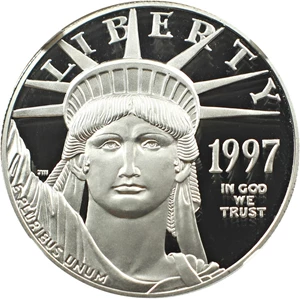 image for: 1997-W Platinum Eagle $100 NGC Proof 70 UCAM