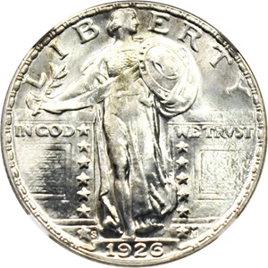 image for: 1926-S 25c NGC MS66