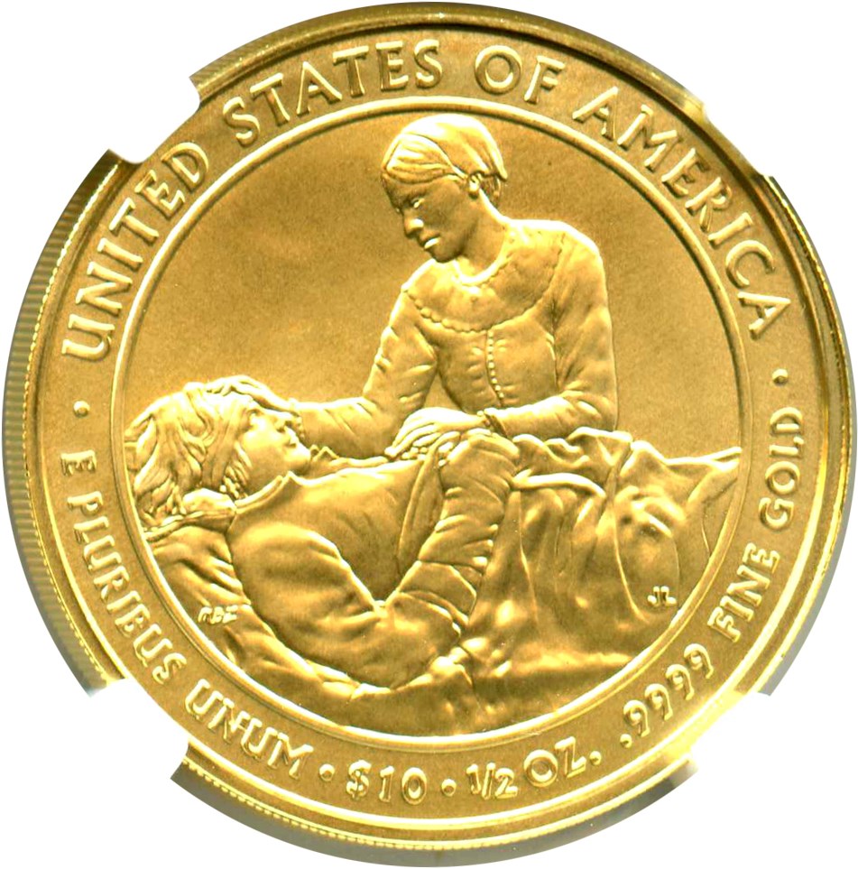 image for: 2009-W Margaret Taylor $10 NGC MS69