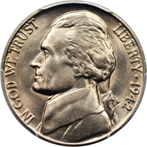 image for: 1942-D 5c PCGS MS67+ FS