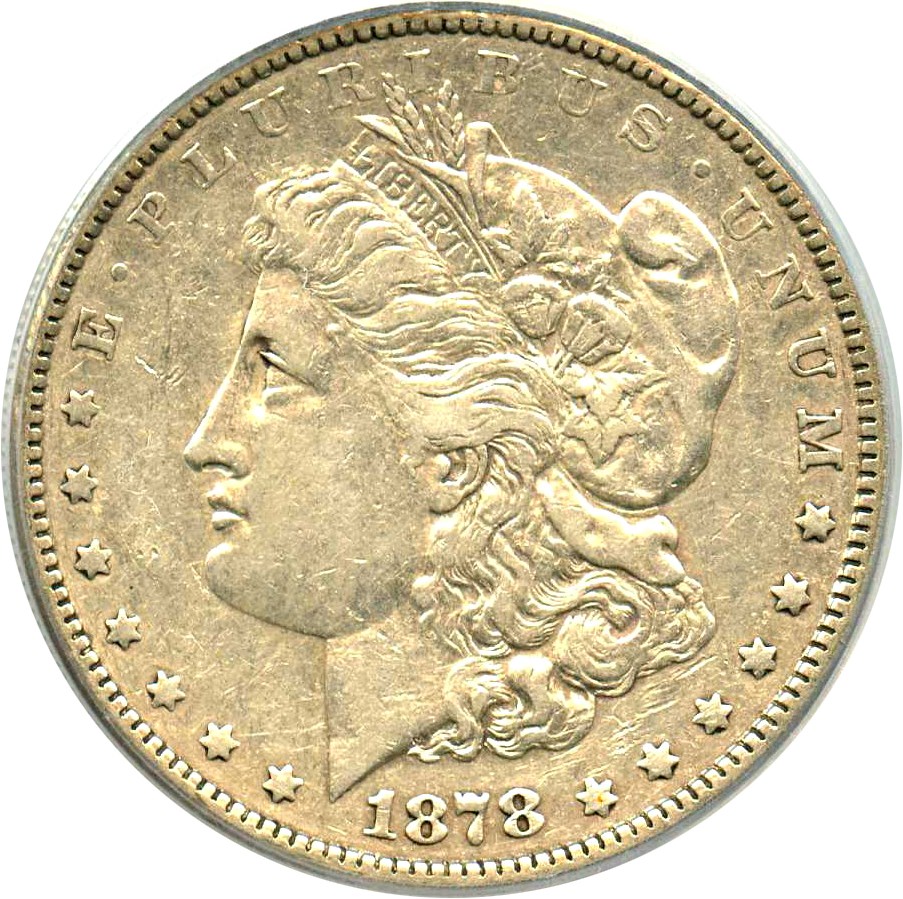 image for: 1878 7TF $1 PCGS XF40 (Reverse of 1878, VAM-188 Washed Out L)