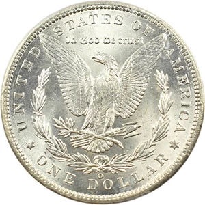 image for: Top 100 VAM: 1900-O $1 PCGS MS65 (VAM-11, O/CC)