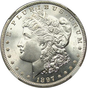 image for: 1897 $1 NGC MS67