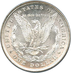 image for: 1878 8TF $1 PCGS MS63 (VAM-10, Notched 7)