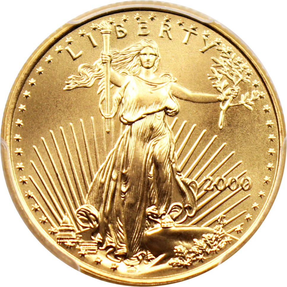 image for: 2000 Gold Eagle $10 PCGS MS69