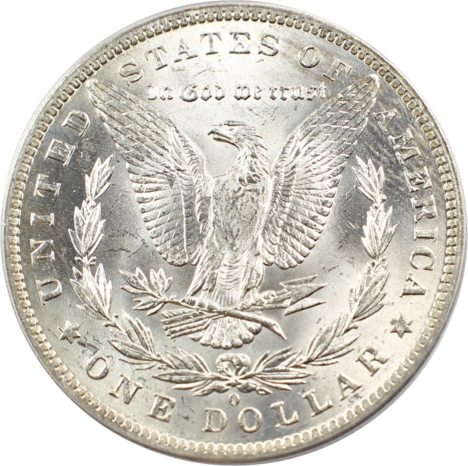 image for: Hot 50 VAM: 1884-O $1 PCGS MS65 (VAM-10, O/O)