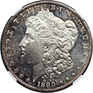 image for: 1890-S $1 NGC MS62 PL