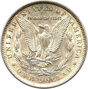 image for: Top 100 VAM: 1891 $1 PCGS AU53 (VAM-2A, Doubled Ear/Moustache)