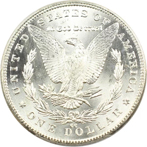image for: Hot 50 VAM: 1885-CC $1 PCGS MS66+ (VAM-4, Doubled Dash)