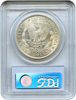 image for: Top 100 VAM: 1880-O $1 PCGS AU58 (VAM-6, 8/7 Ear)