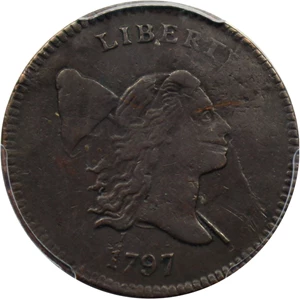 image for: 1797 1/2c PCGS VF25 BN (1 Above 1)