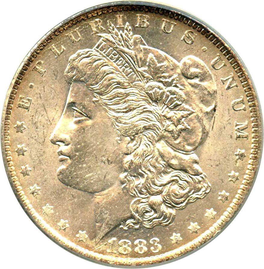 image for: Top 100 VAM: 1883-O $1 PCGS MS64 (VAM-4, O/O)
