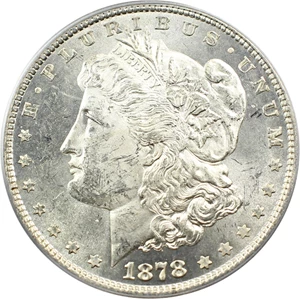 image for: Hot 50 VAM: 1878 7TF $1 PCGS MS62 (Reverse of 1878, VAM-79, Fill in 8s)