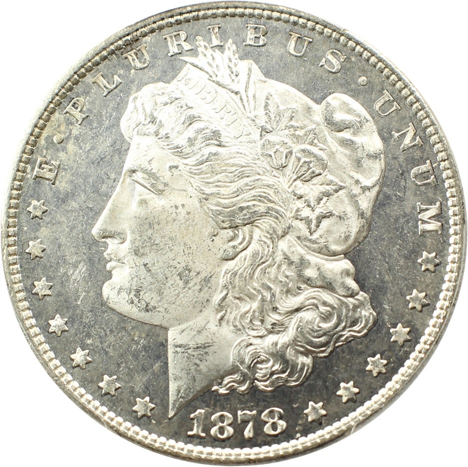 image for: 1878 8TF $1 PCGS MS63 DMPL
