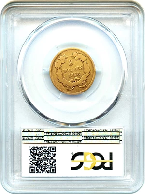 image for: 1858 $3 PCGS VG-10