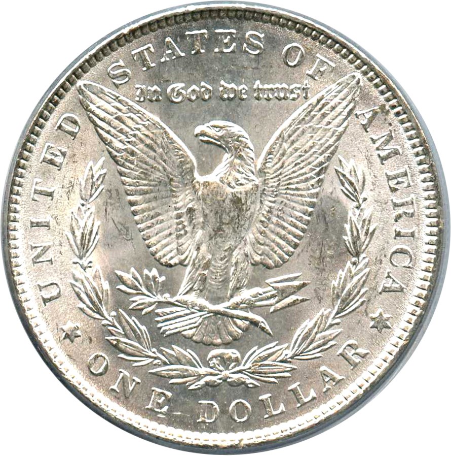 image for: Hot 50 VAM: 1888 $1 PCGS MS64 (VAM-4, Doubled Reverse)