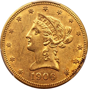 image for: 1906-S $10 PCGS AU55