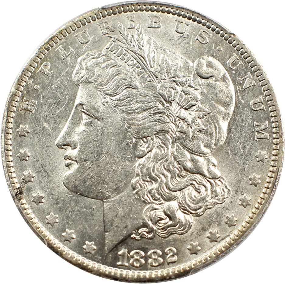 image for: 1882-O/S $1 PCGS AU55 (Weak)