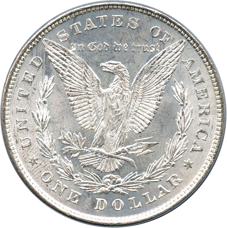 image for: 1878 8TF $1 PCGS MS64 (VAM-6, Pierced Eyelid)