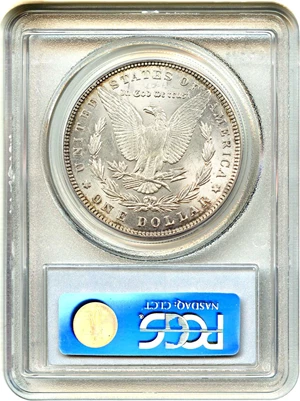 image for: Hot 50 VAM: 1885 $1 PCGS MS62 (VAM-1B, Pitted Reverse)