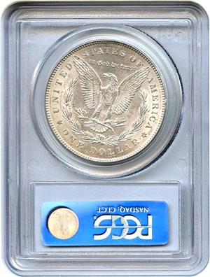 image for: Hot 50 VAM: 1878 7TF $1 PCGS MS62 (Reverse of 1878, VAM-169, Quad Stars)