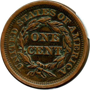 image for: 1850 1c PCGS XF Details (Env. Damage)