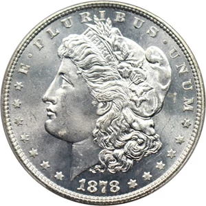 image for: Top 100 VAM: 1878 7TF $1 PCGS MS66 (Reverse of 1878, VAM-100, Type1 Obv)