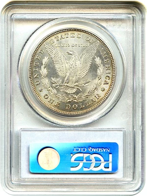 image for: 1878 8TF $1 PCGS MS62 (VAM-14, Chip in Ear)