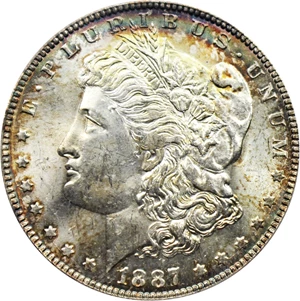 image for: Top 100 VAM: 1887-O $1 PCGS MS63 (VAM-2, Double 1 Triple 7)
