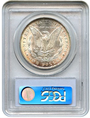 image for: Top 100 VAM: 1889 $1 PCGS MS64 (VAM-19A, Bar Wing)