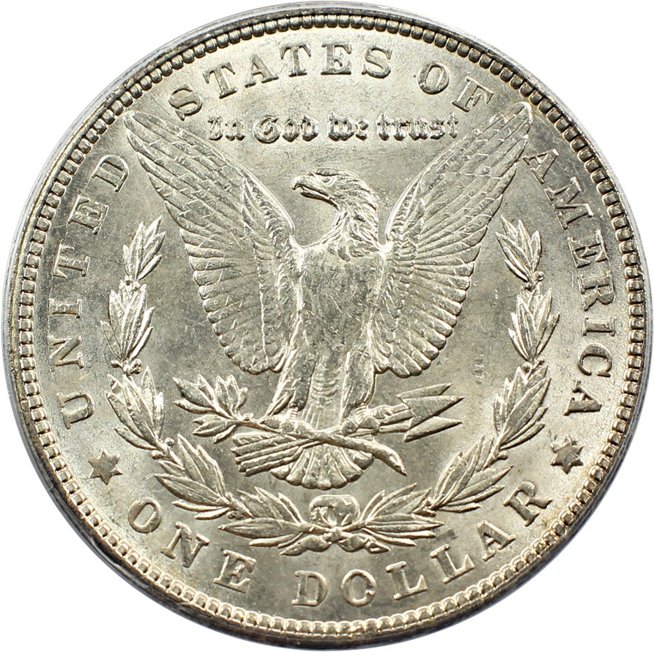 image for: Hot 50 VAM: 1900 $1 PCGS MS63 (VAM-16A, Two Olive Rev)