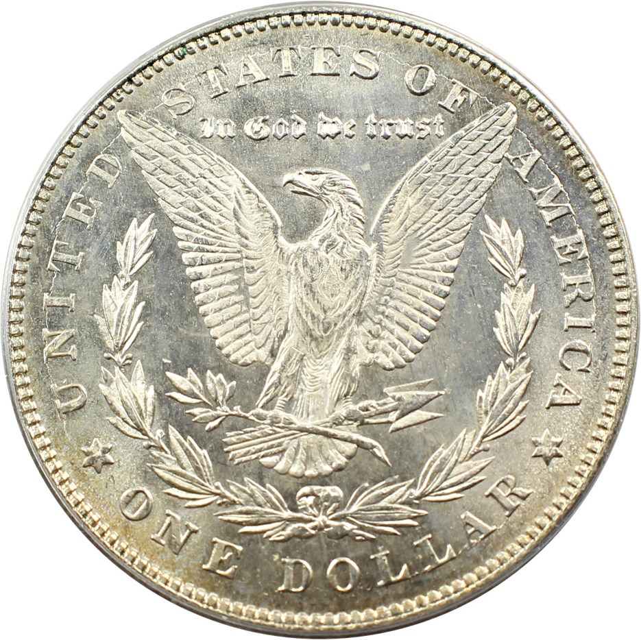 image for: Top 100 VAM: 1878 7TF $1 PCGS MS63 (Reverse of 1878, VAM-70, Doubled RIB)