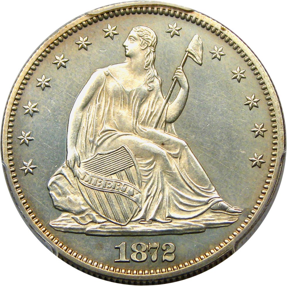 image for: 1872 50c PCGS Proof 62