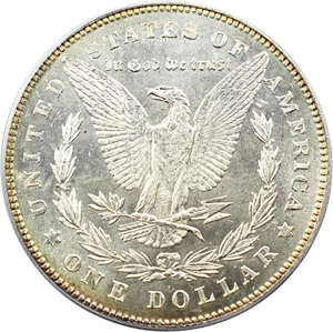image for: Top 100 VAM: 1878 7TF $1 PCGS MS63 (Reverse of 1878, VAM-45, Dbl Talons)