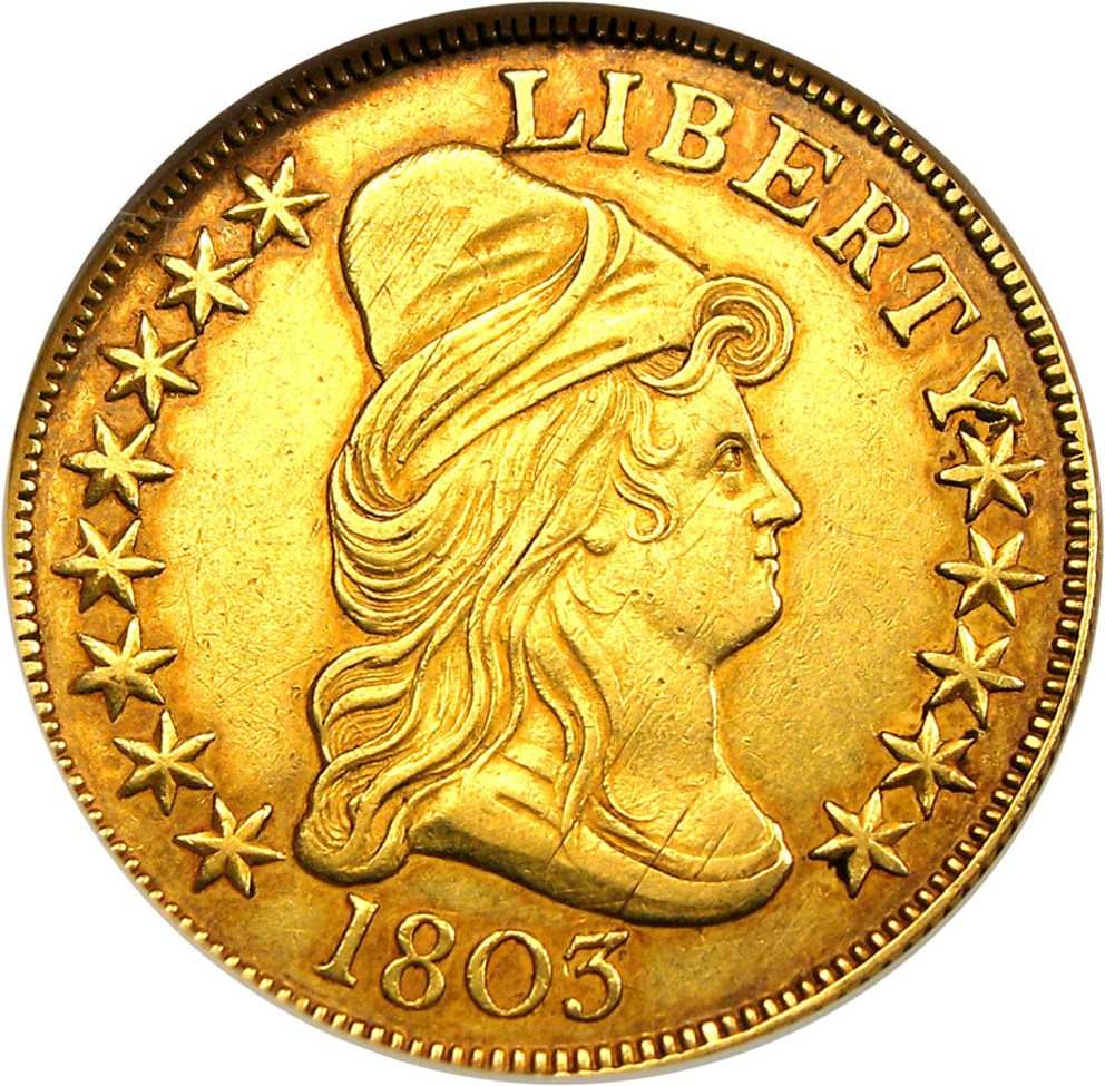 image for: 1803 $10 NGC AU55 (14-Stars Reverse)