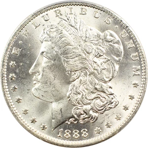 image for: Top 100 VAM: 1888-O $1 PCGS MS66 (VAM-9, Doubled Arrows)
