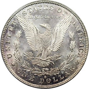 image for: Top 100 VAM: 1880-O $1 PCGS MS62 (VAM-5, 8/7, Crossbar)