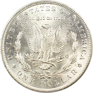 image for: Top 100 VAM: 1888-O $1 PCGS MS66 (VAM-9, Doubled Arrows)