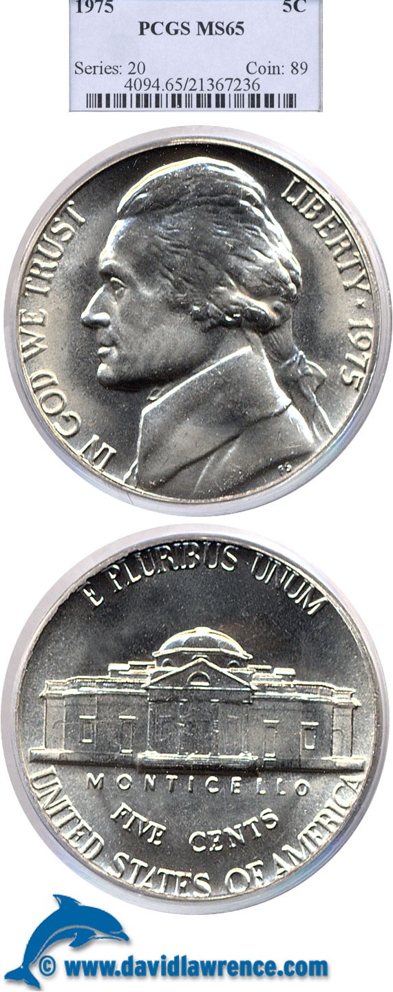 1975 Jefferson Nickel Values & Prices | The Greysheet