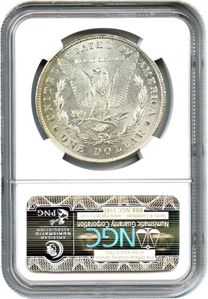 image for: 1878 8TF $1 NGC MS64 (VAM-21, Broken R&B)