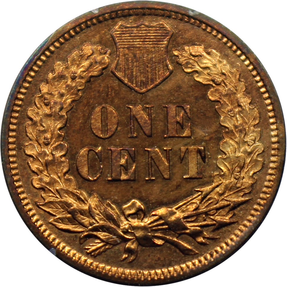 image for: 1874 1c PCGS Proof 64 RD (OGH Rattler Holder)